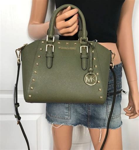 michael kors olive purse|michael kors olive green crossbody.